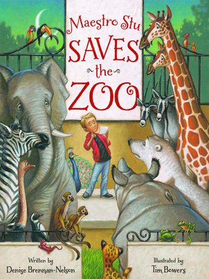 cover image of Maestro Stu Saves the Zoo